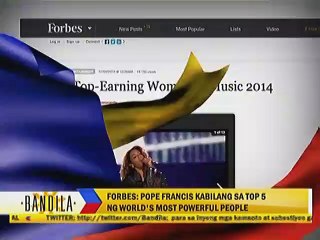 Forbes: Beyonce, Top Earning Woman in Music ngayong taon