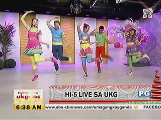 Australian Hi-5 House cast, performs live on UKG