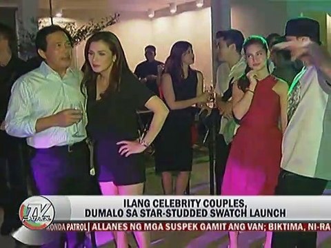 Ilang Celebrity Couples dumalo sa star studded swatch launch