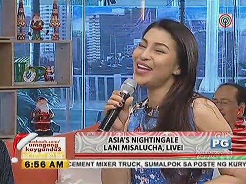 Asia's Nightingale Lani Misalucha sings Starting Over Again LIVE on UKG!