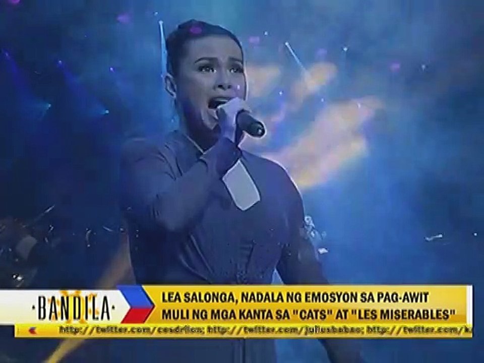 Lea Salonga, nadala ng emosyon sa pag-awit muli ng mga kanta sa ""Cats"" at ""Les Miserables""