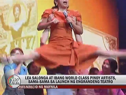 Lea Salonga at ibang world Class Pinoy Artists, sama-sama sa launch ng engrandeng teatro