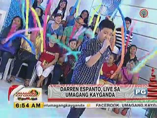 Download Video: Darren Espanto, live sa Umagang Kay Ganda