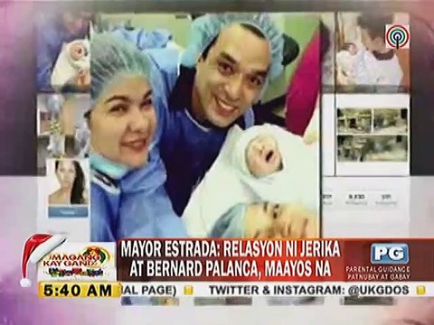 Mayor Estrada: Relasyon ni Jerika at Bernard Palanca, maayos na