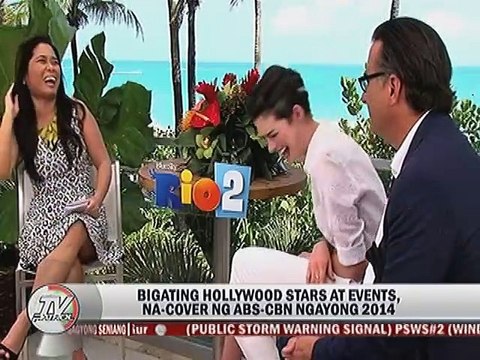 Bigating Hollywood Stars at Events, na-cover ng ABS-CBN ngayong 2014