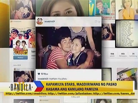 Kapamilya stars, magdiriwang ng pasko kasama ang kanilang pamilya