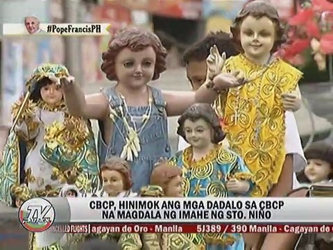 Misa sa Luneta ng Santo Papa matataon sa pagdiriwang ng Fiesta ng Sto. Niño
