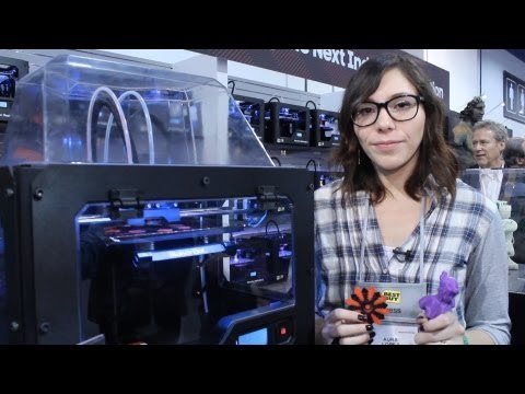 #2013CES: Imprime objetos 3D en ABS con MakerBot Replicator 2x