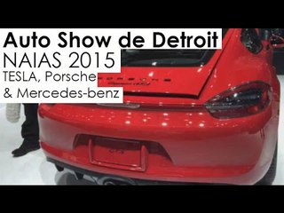 Tesla 60, Mercedes Mayback S600 y Porsche 911 Targa GTS desde el Auto Show de Detroit