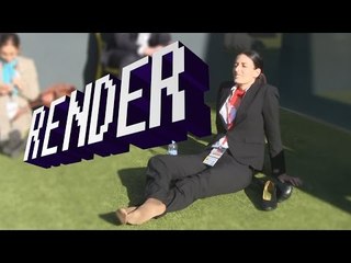 Tomando el sol a medio MWC