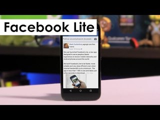 Video: Así funciona Facebook Lite