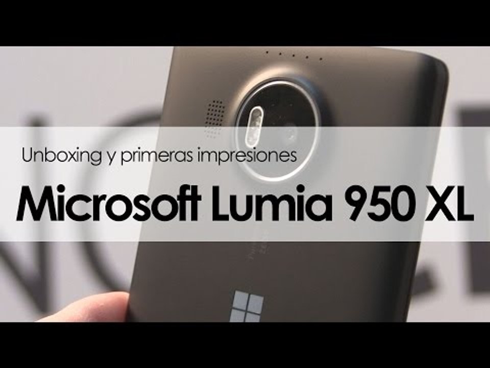 Microsoft Lumia 950 XL y Display Dock: Unboxing...