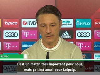4e j. - Kovač : "Toujours chaud contre Leipzig"