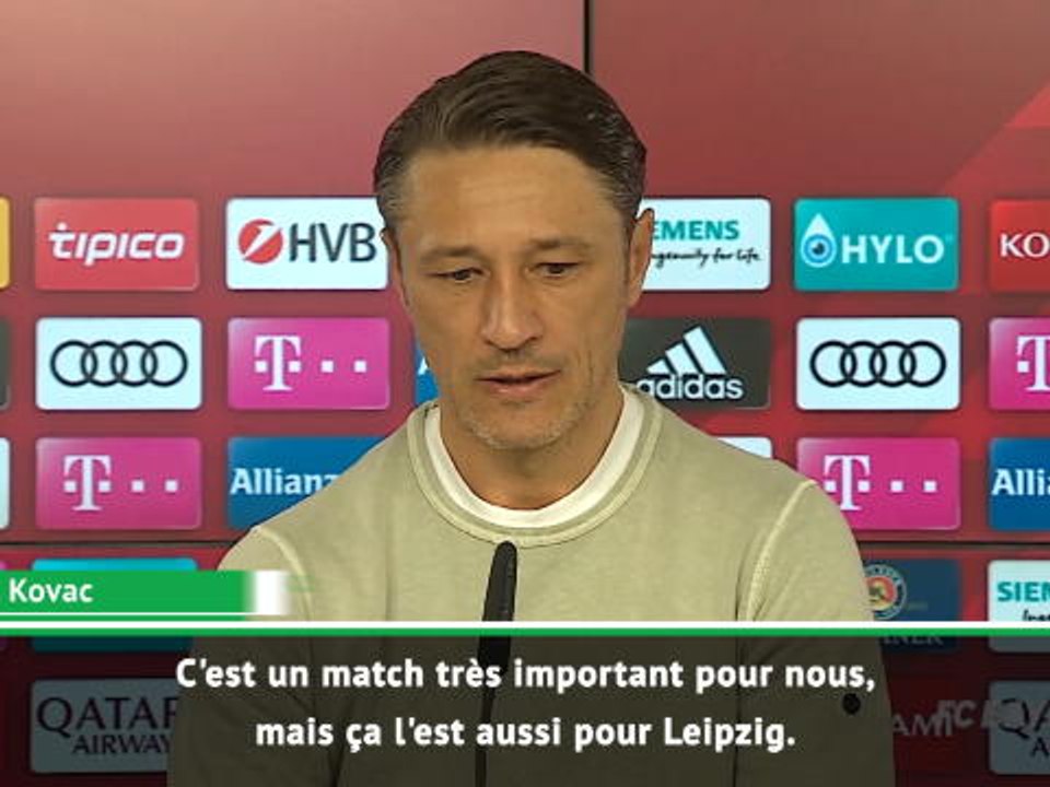 4e j. - Kovač : "Toujours chaud contre Leipzig"