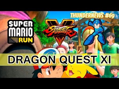 Super Mario Run, Mega Man, Navidad en SF V, Dragon Quest XI, película Pokémon y más - #ThunderNews