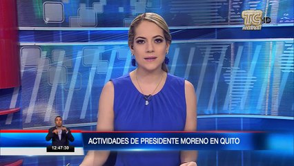 Actividades del presidente Moreno en Quito