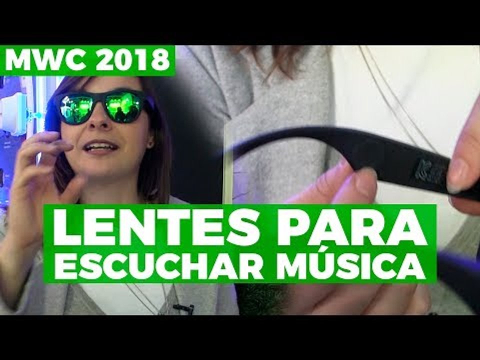 Lentes para escuchar música - #MWC2018