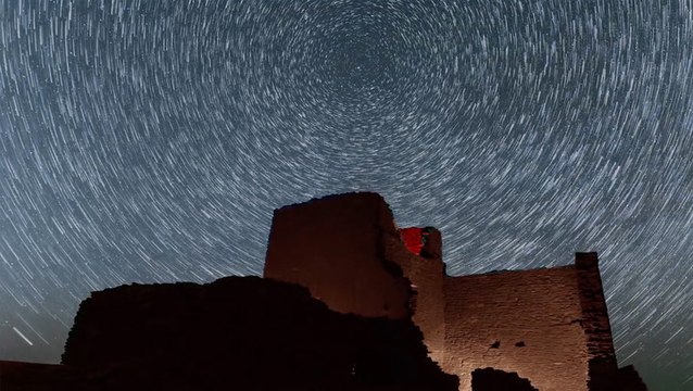 Breathtaking Footage Of Night Skies Above Ancient Ruins