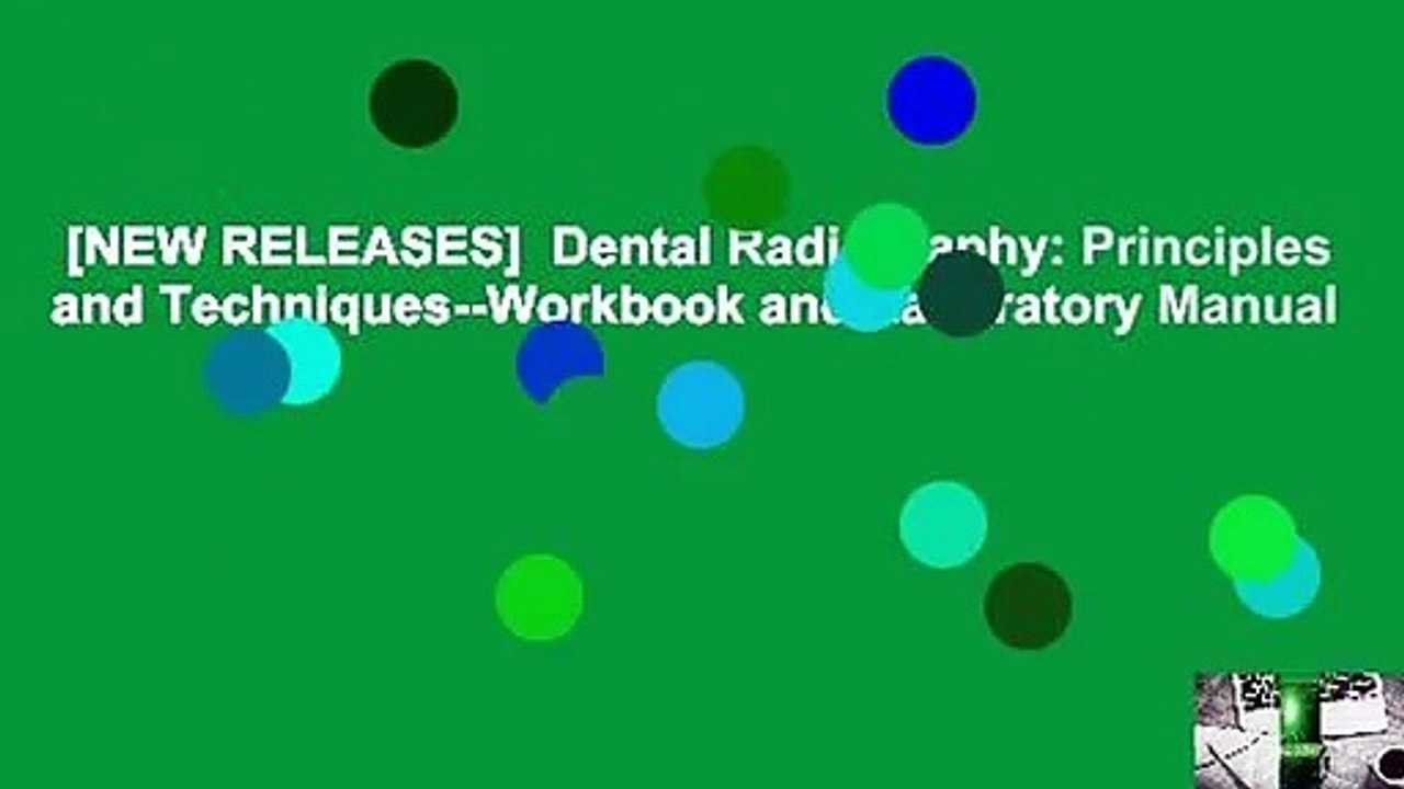 [NEW RELEASES] Dental Radiography Principles and TechniquesWorkbook
