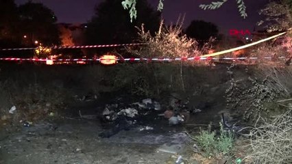 Gaziosmanpaşa'da yanan çadırda erkek cesedi bulundu