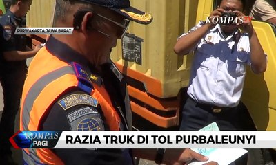 Antisipasi Kecelakaan, Razia Truk Dilakukan di Tol Purbaleunyi