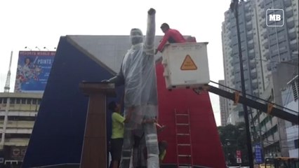 Ninoy's statue in QC to be moved