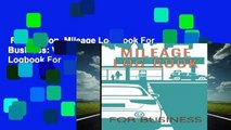 Full version  Mileage Log Book For Business: Vehicle Gas Mileage Tracker Journal Logbook For