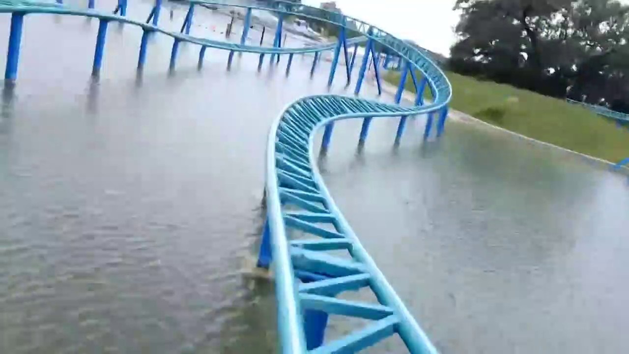 Wave Breaker Front Seat POV 2019 FULL HD SeaWorld San Antonio