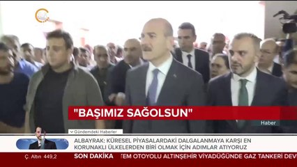 Bakan Soylu terör saldırısında yaralanan köylüleri ziyaret etti