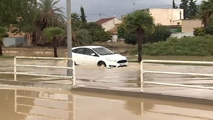 Le sud-est de l'Espagne frappé par des inondations exceptionnelles