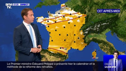 La météo pour ce vendredi 13 septembre 2019