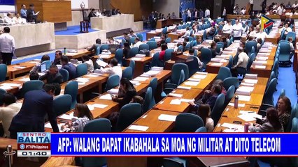 AFP: Walang dapat ikabahala sa MOA ng militar at Dito Telecom