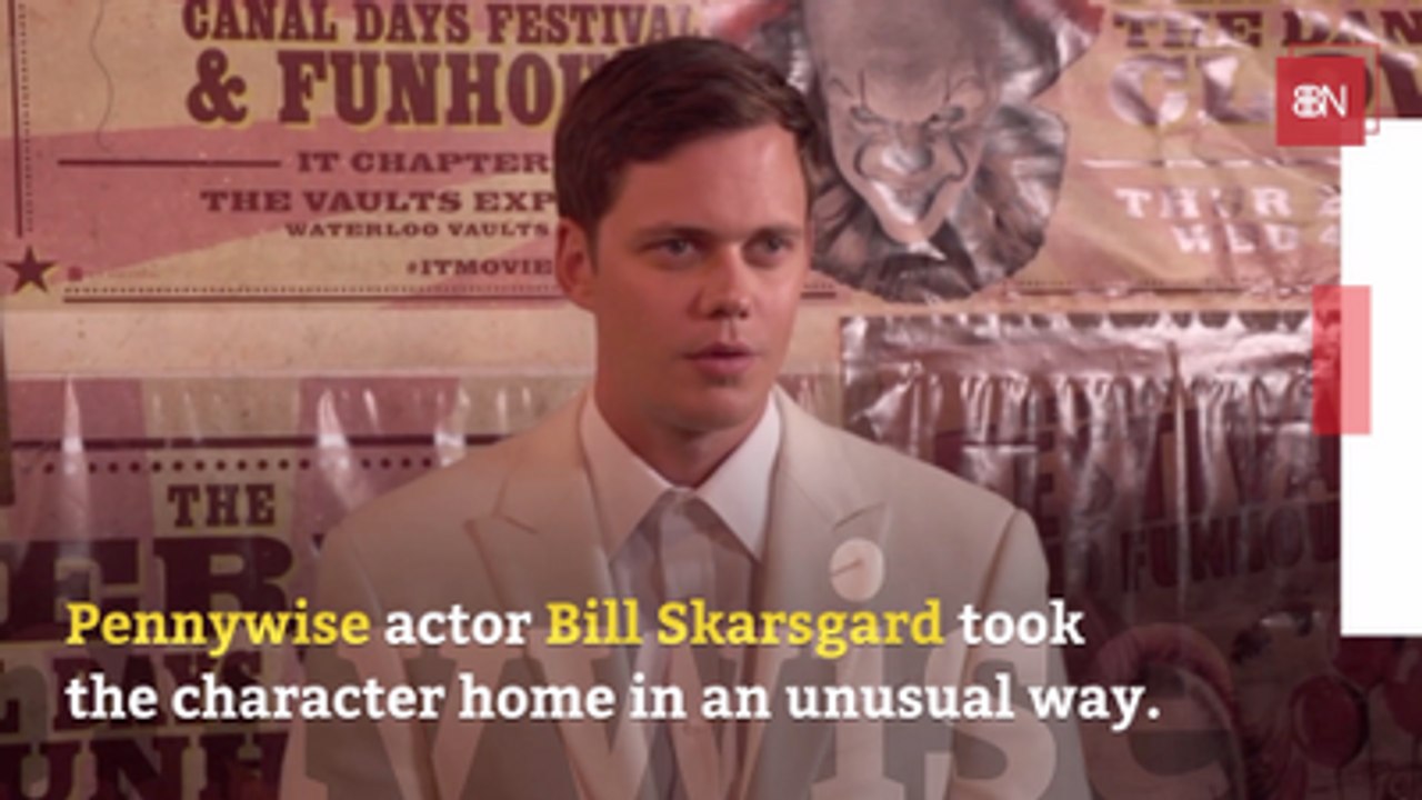 Bill Skarsgard and 'Pennywise' Dolls