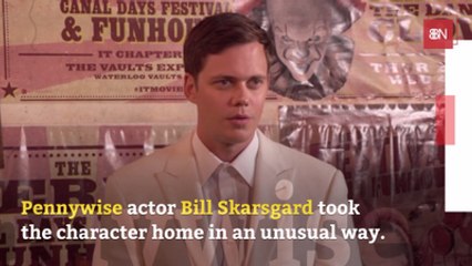 Bill Skarsgard and 'Pennywise' Dolls