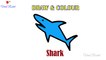 Shark Drawing for kids | How to Draw Shark easily for children | Art Breeze # 27 | Learn Drawing and Colouring for kids | Viral Rocket