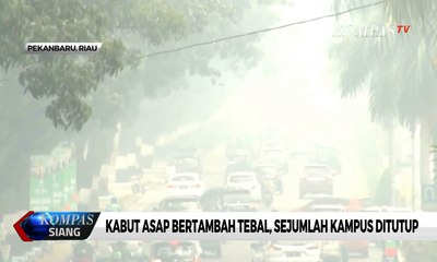 Kabut Asap Bertambah Tebal, Sejumlah Kampus Ditutup