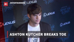 Ashton Kutcher Has An Unusual Accident