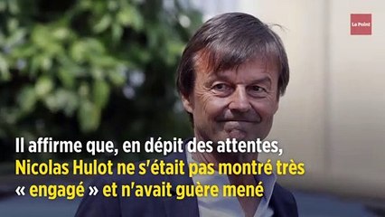 « Abject », « pathétique » : Hulot dézingue Sarkozy et son livre