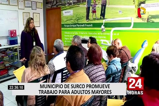 Surco: 1000 adultos mayores se presentaron para postular por un puesto de trabajo