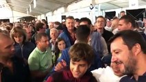 Salvini a Pinzolo (Trento) per la festa della Lega (31.08.19)