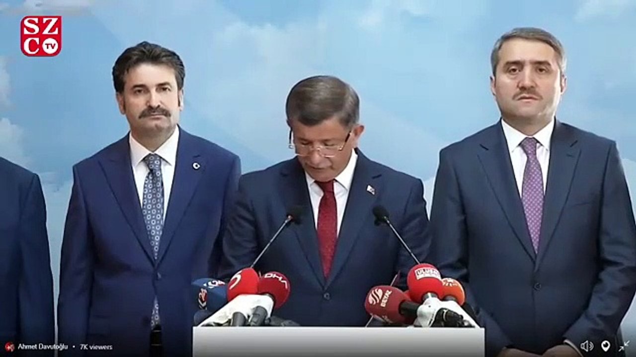 Ahmet Davutoglu Akp Den Istifa Etti Son Dakika Haberleri