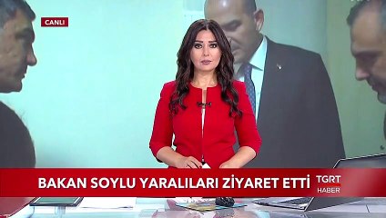Bakan Soylu Yaralıları Ziyaret Etti