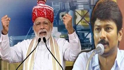Udhyanidhi stalin slams modi government
