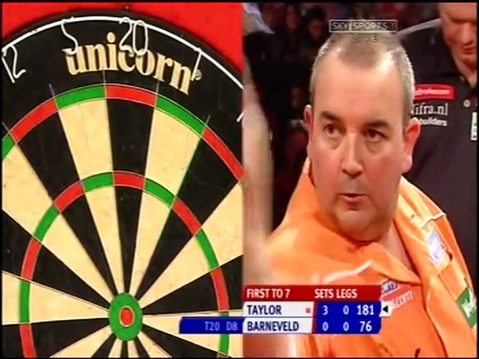 PDC World Darts Championship Final 2007 - Phil Taylor vs Raymond Van Barneveld 2of4