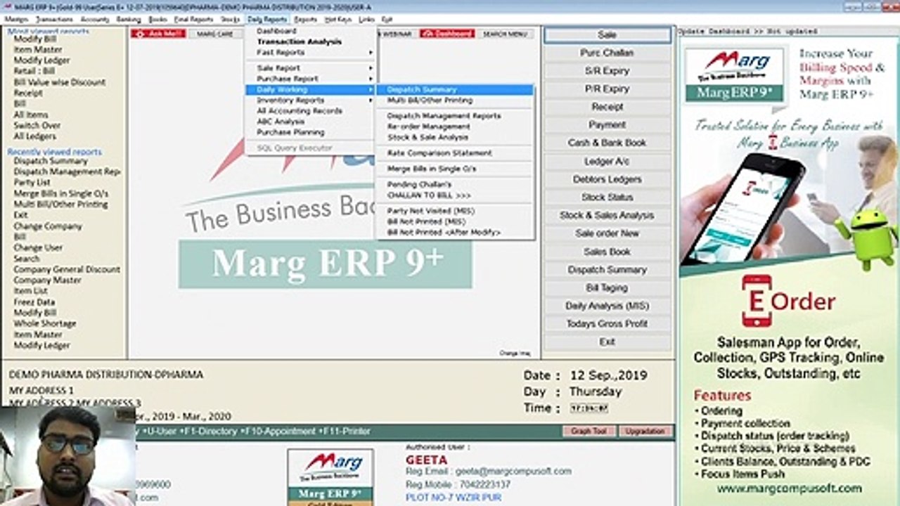Marg Live Session- Daily Working