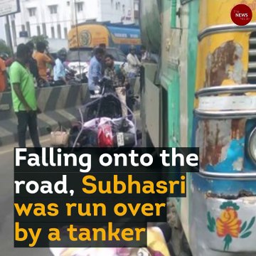 23-yr-old Chennai techie Subhasri killed after AIADMK leader's hoarding turns death trap