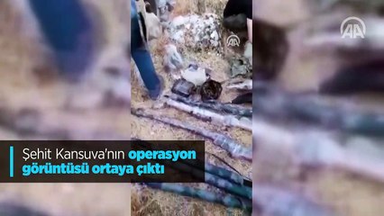 Şehit Kansuva'nın operasyon görüntüsü ortaya çıktı