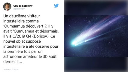 Une comète interstellaire venue de loin intrigue les scientifiques