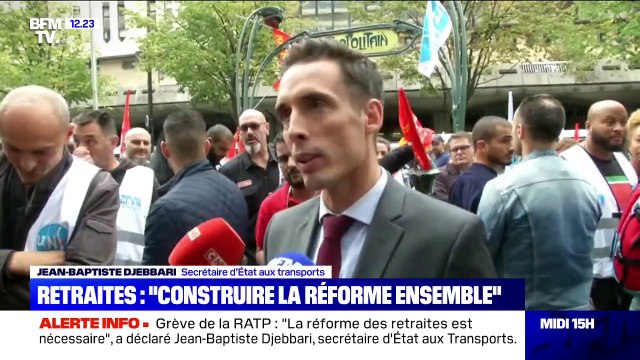 Grève RATP: le secrétaire d'État aux Transports rappelle que la réforme des retraites est nécessaire
