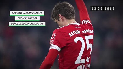 Born This Day - Thomas Muller Genap Berusia 30 Tahun